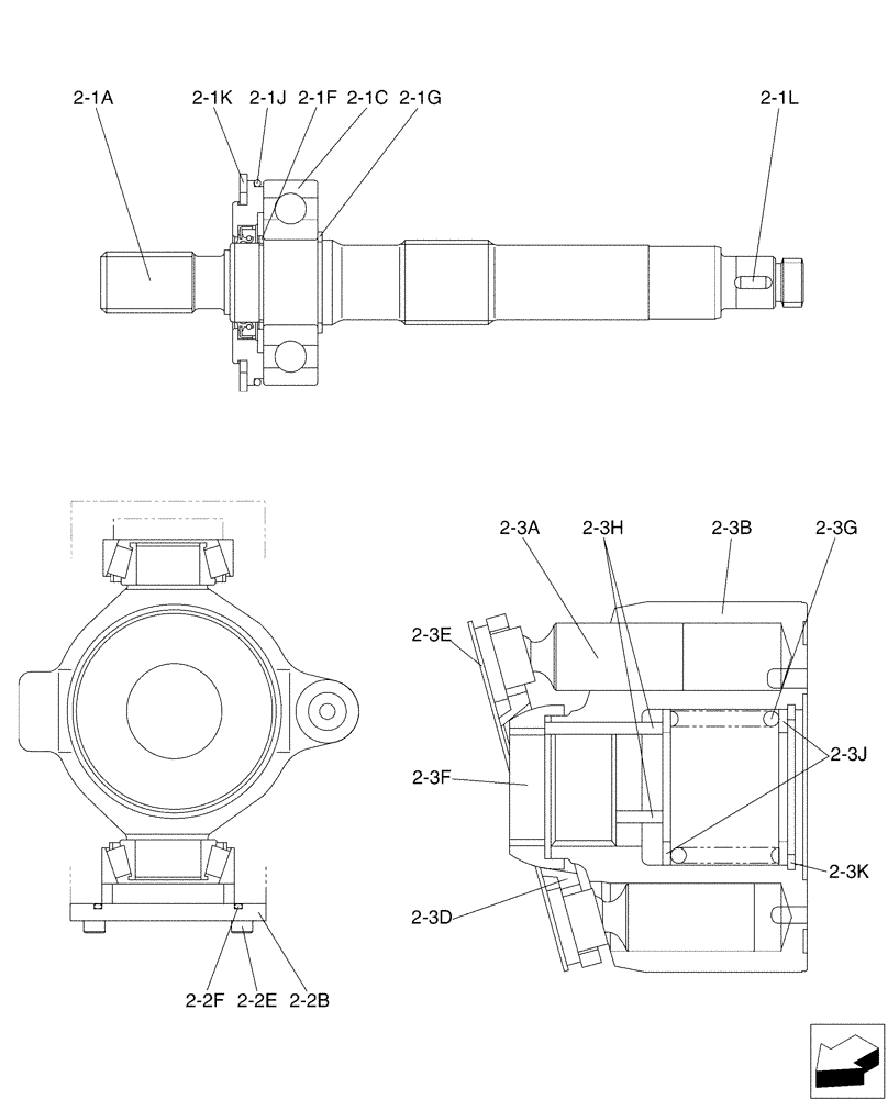 Схема запчастей Case CX50B - (01-021[03]) - POWER TAKE-OFF ASSY, COOLER (35) - HYDRAULIC SYSTEMS