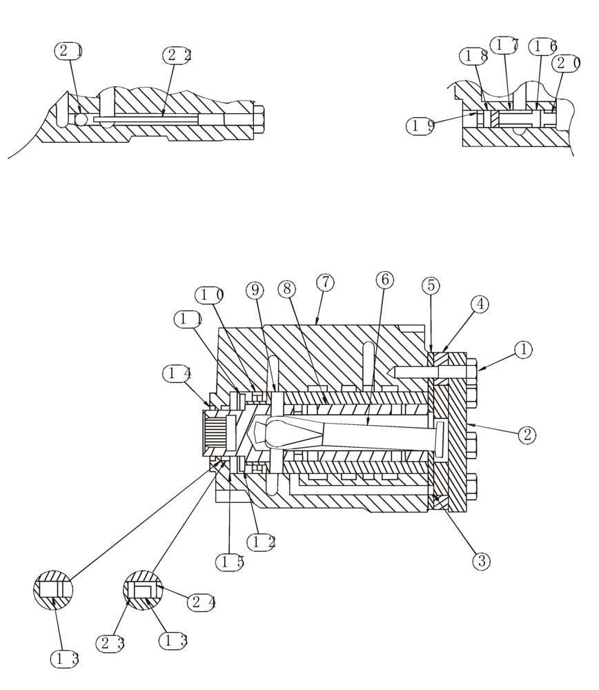 Схема запчастей Case 821C - (05-02) - VALVE ASSY STEERING CONTROL (05) - STEERING