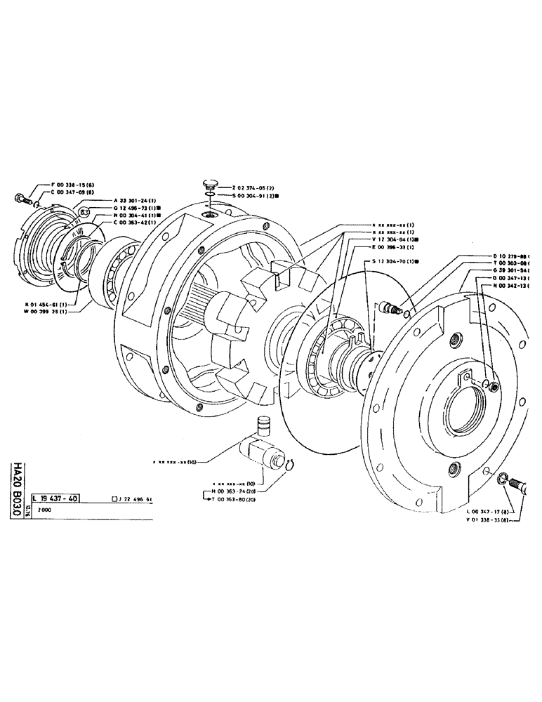 Схема запчастей Case 90CL - (079) - NO DESCRIPTION PROVIDED (03) - TRANSMISSION