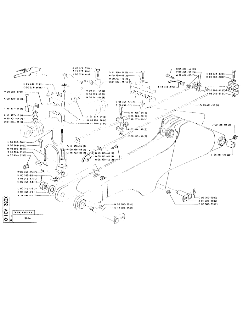 Схема запчастей Case 115CL - (126) - No Description Provided 