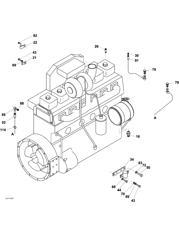 Схема запчастей Case SR20 - (03-001-00[01]) - FUEL SYSTEM (02) - FUEL SYSTEM