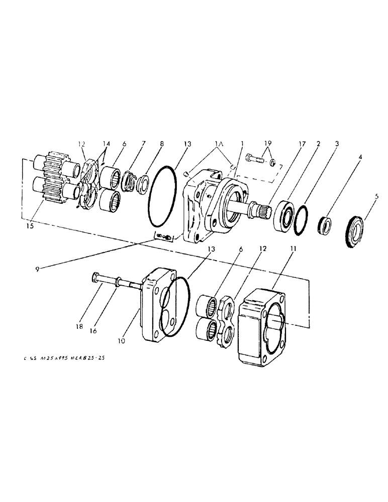 Схема запчастей Case 30YC - (H26) - TRACK DRIVE MOTOR (07) - HYDRAULIC SYSTEM