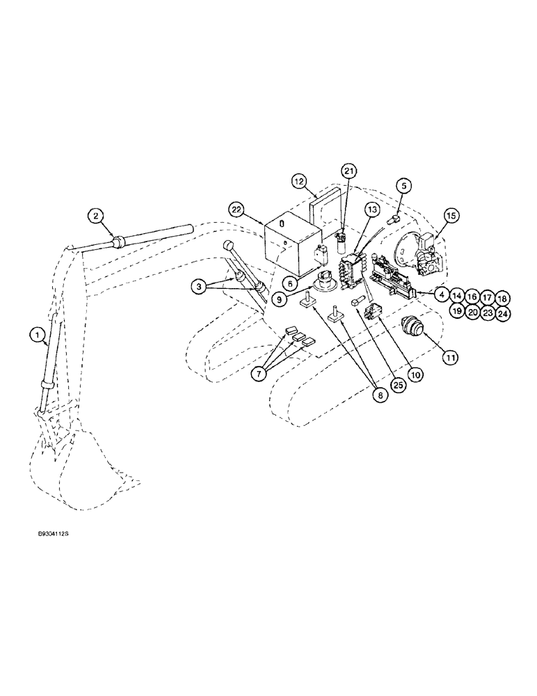 Схема запчастей Case 9060 - (1-10) - PICTORIAL INDEX, BASIC HYDRAULIC COMPONENTS (00) - PICTORIAL INDEX