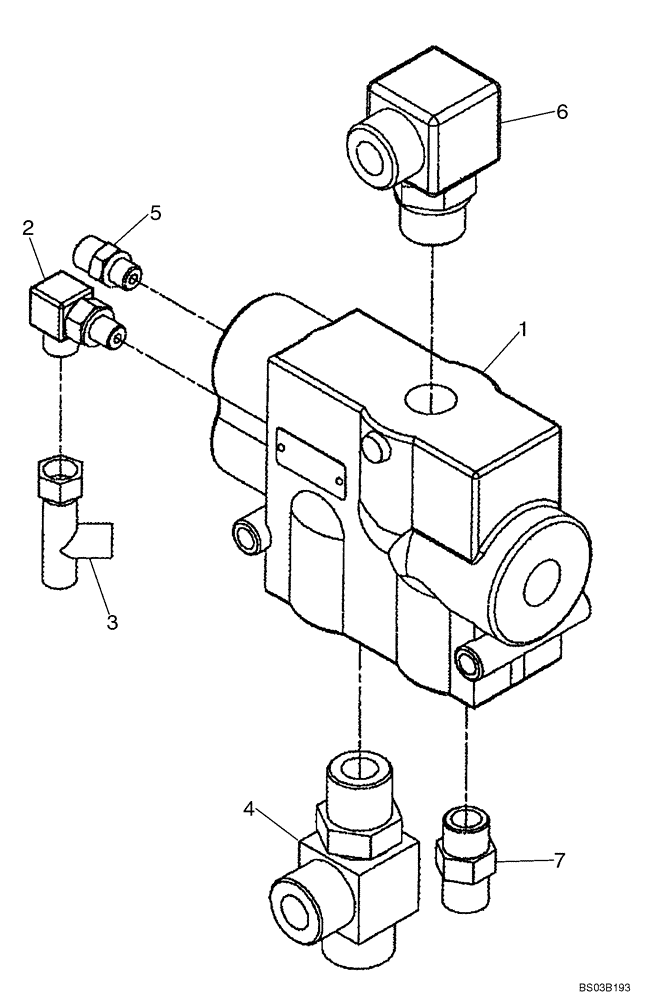 Схема запчастей Case 686G - (5-10A) - PRIORITY VALVE, MTG & RELATED PARTS (SER 2 ASN 686G JFE0000705; 686GXR JFE0001847; 688G JFE0003612) (05) - STEERING