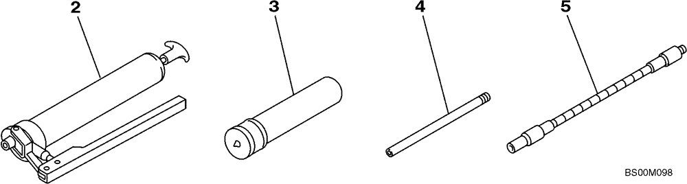 Схема запчастей Case CX130 - (09-49) - TOOLS (09) - CHASSIS