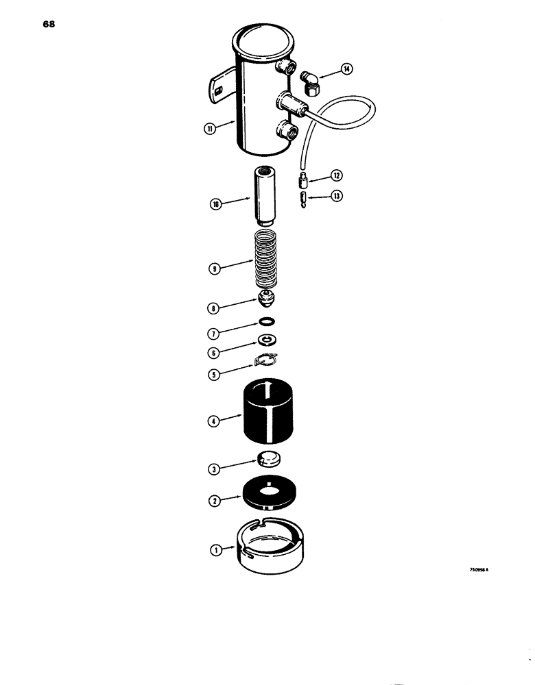 Схема запчастей Case 680E - (068) - ELECTRIC FUEL PUMP (10) - ENGINE