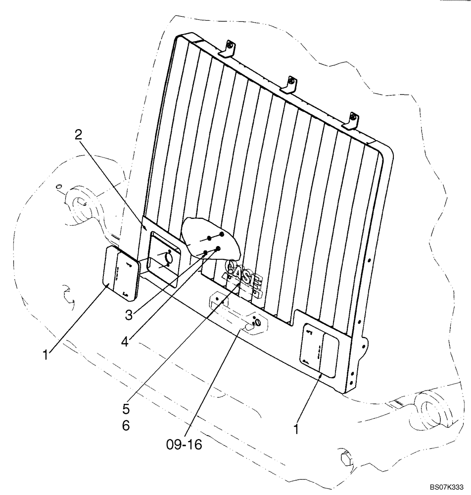 Схема запчастей Case 521E - (04-20) - MOUNTING - LAMPS, REAR COMBINATION (04) - ELECTRICAL SYSTEMS