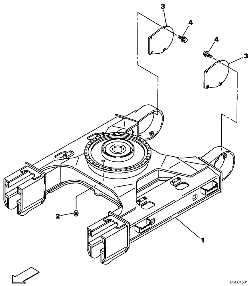Схема запчастей Case CX210BLR - (05-01) - UNDERCARRIAGE (11) - TRACKS/STEERING