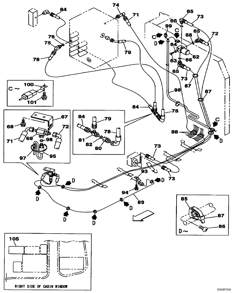 Схема запчастей Case CX160 - (08-48B) - HYDRAULICS, AUXILIARY - SINGLE ACTING CIRCUIT, TRIGGER ACTIVATED (DAC0716849 - ) (08) - HYDRAULICS