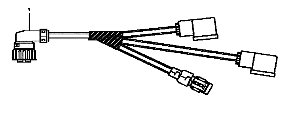 Схема запчастей Case 340B - (67A00002175[001]) - HARNESS, AUTOMATIC GREASING (P.I.N. HHD0340BN7PG58147 AND AFTER) (84251873) (13) - Electrical System / Decals