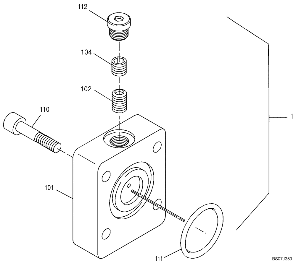 Схема запчастей Case 21D - (22.131[2988377000]) - REGULATION HYDRAULIC MOTOR (COVER) (35) - HYDRAULIC SYSTEMS