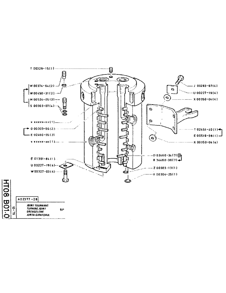 Схема запчастей Case RC200L - (096) - TURNING 