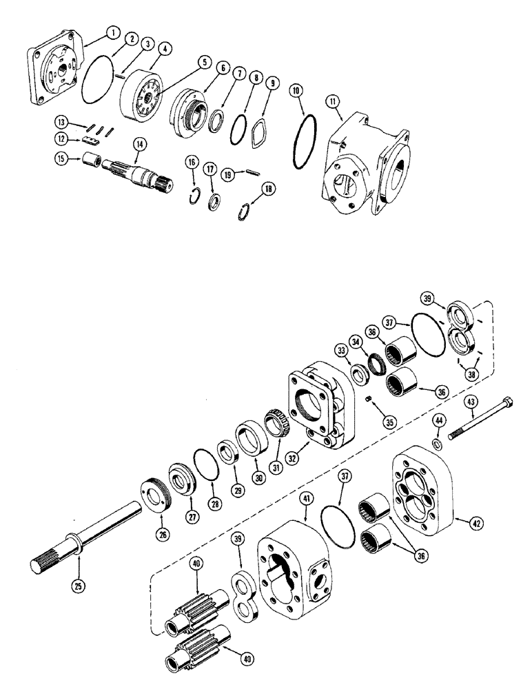 Схема запчастей Case W10 - (176) - A14772 HYDRAULIC SYSTEM (08) - HYDRAULICS