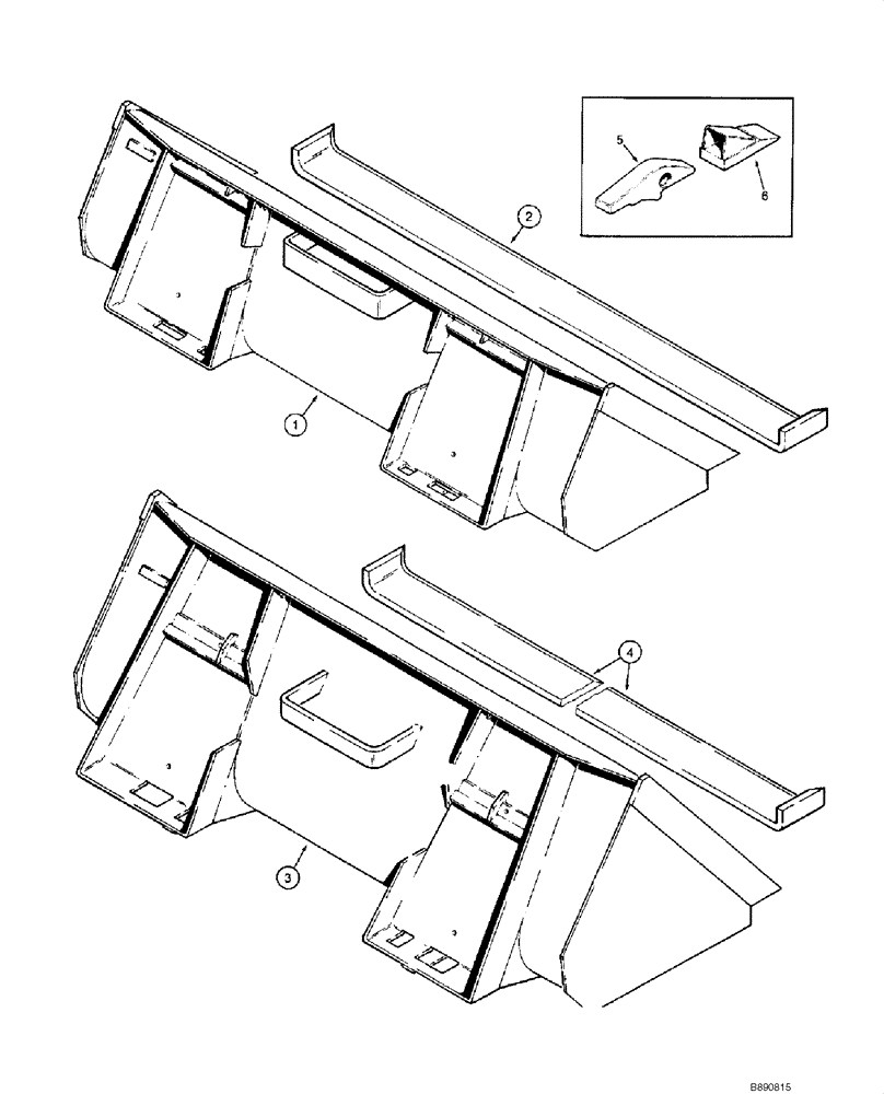 Схема запчастей Case 1845C - (09-10) - BUCKETS - LOADER (CASE COUPLER, HYDRAULIC COUPLING), JAF0041368 - (09) - CHASSIS/ATTACHMENTS