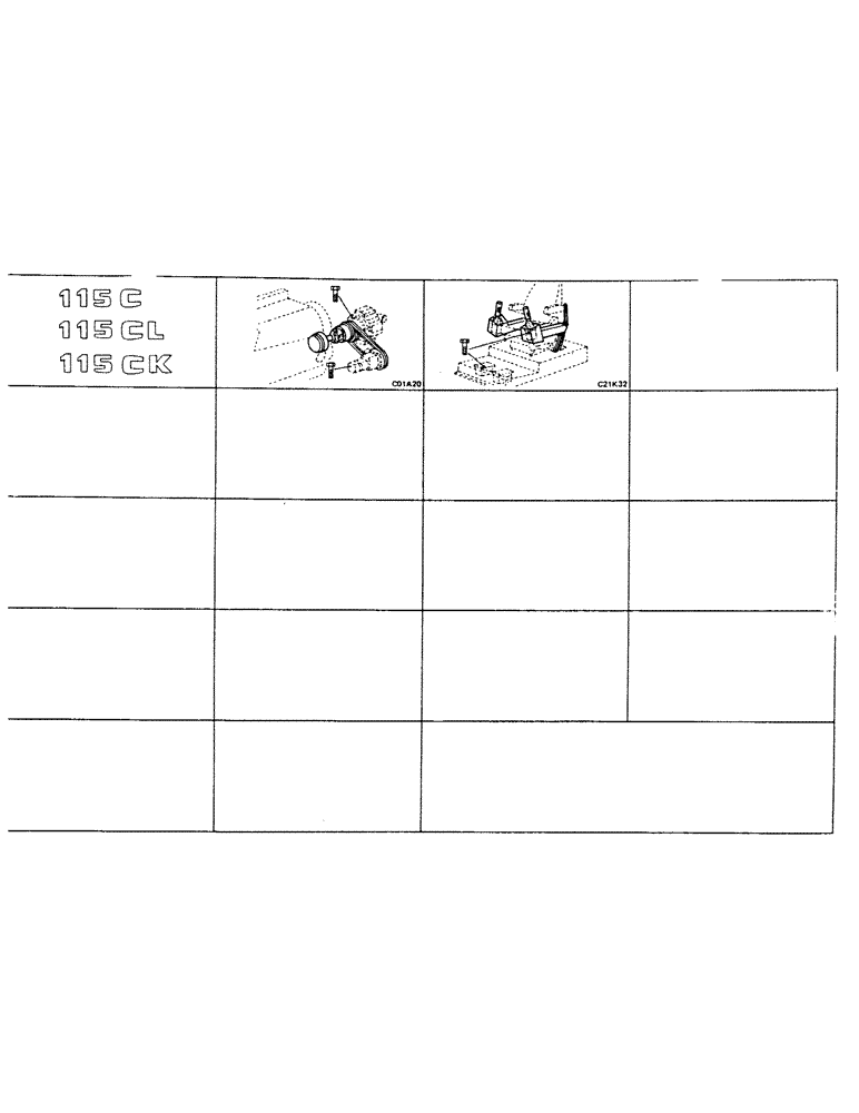 Схема запчастей Case 115CL - (0-12) - 115C, 115CL, 115CK 