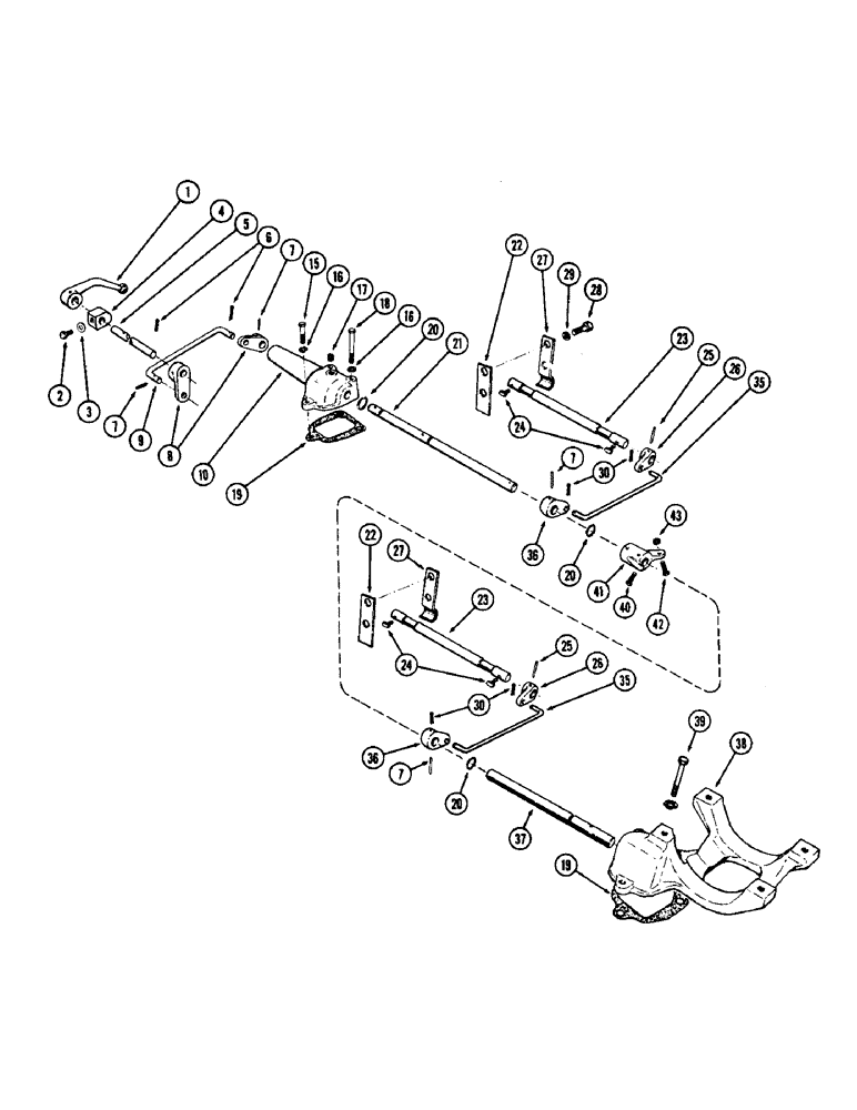 Схема запчастей Case W7 - (028) - DECOMPRESSOR, (301) DIESEL ENGINE (02) - ENGINE