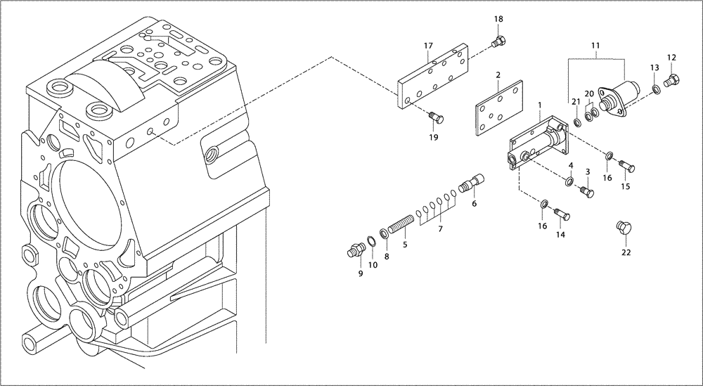 Схема запчастей Case 327B - (18A00000982[001]) - SOLENOID (87515153) (03) - Converter / Transmission