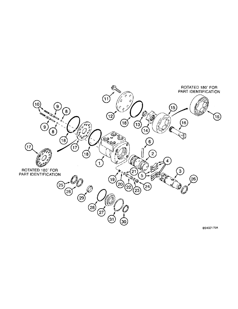 Схема запчастей Case 590 - (5-13A) - STEERING CONTROL VALVE (05) - STEERING