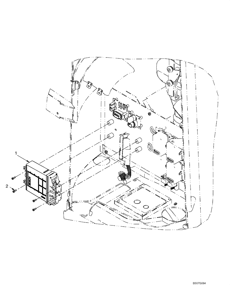 Схема запчастей Case 621E - (04-16) - ELECTRICAL - TRANSMISSION CONTROL (04) - ELECTRICAL SYSTEMS