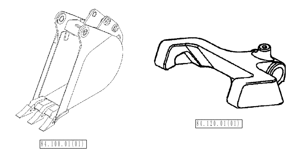 Схема запчастей Case 580SN - (00.000.84) - PICTORIAL INDEX - BACKHOE (00) - GENERAL & PICTORIAL INDEX