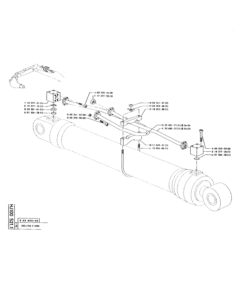 Схема запчастей Case 115CL - (080) - NO DESCRIPTION PROVIDED 