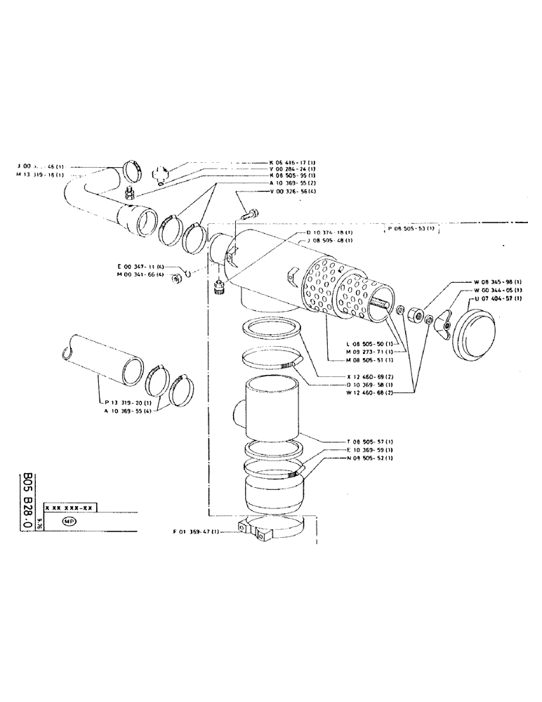 Схема запчастей Case 115CL - (019) - NO DESCRIPTION PROVIDED 