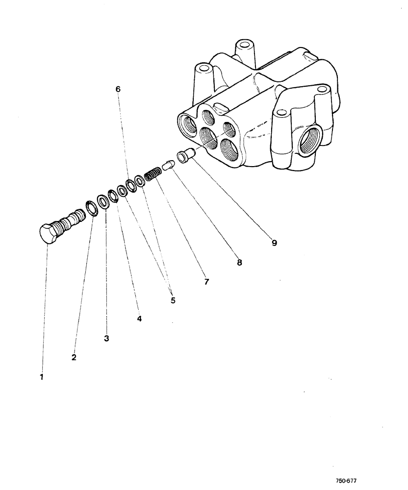 Схема запчастей Case 580F - (192) - LOADER, CHECK VALVE (35) - HYDRAULIC SYSTEMS