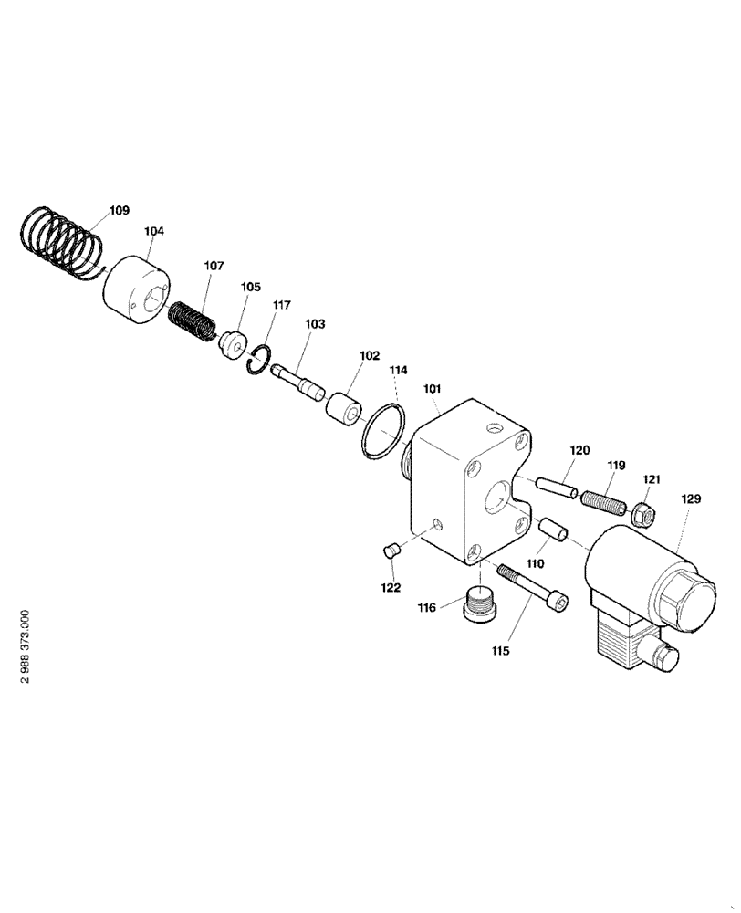 Схема запчастей Case 221D - (22.126[2988373000]) - REGULATION HYDRAULIC MOTOR CONTROL UNIT STANDARD (35) - HYDRAULIC SYSTEMS