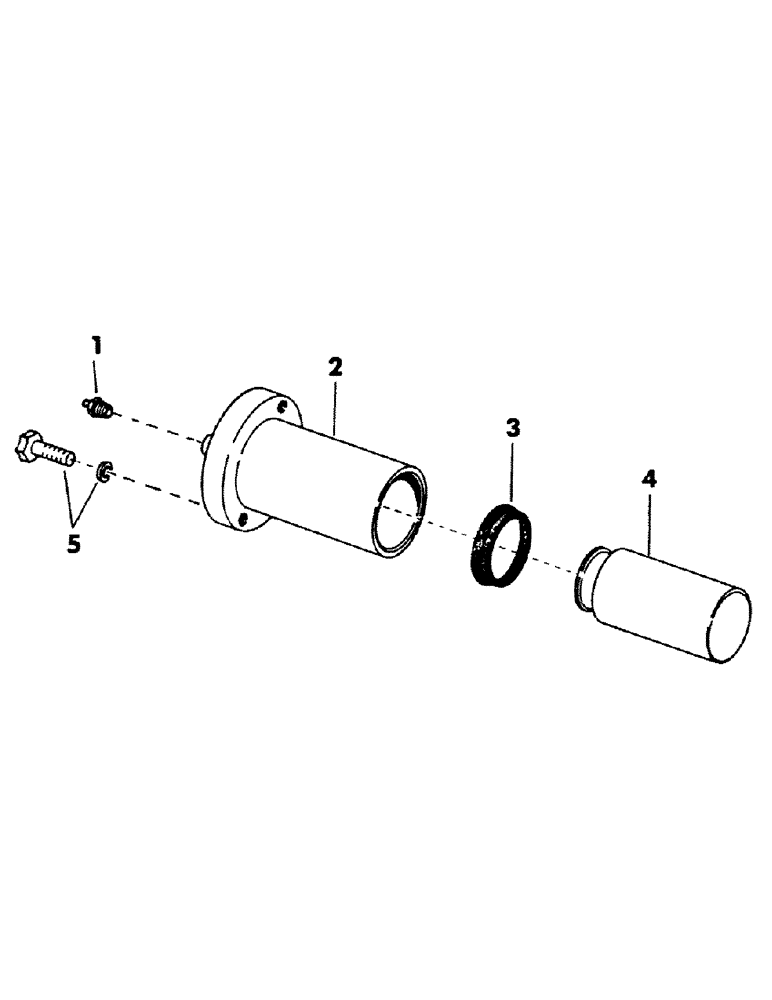 Схема запчастей Case 40BLC - (032) - TRACK ADJUSTMENT CYLINDER (04) - UNDERCARRIAGE