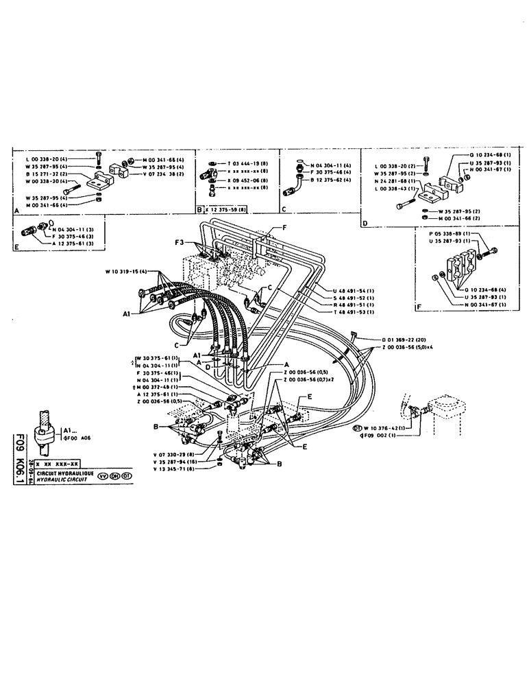 Схема запчастей Case 160CK - (128) - HYDRAULIC CIRCUIT (07) - HYDRAULIC SYSTEM