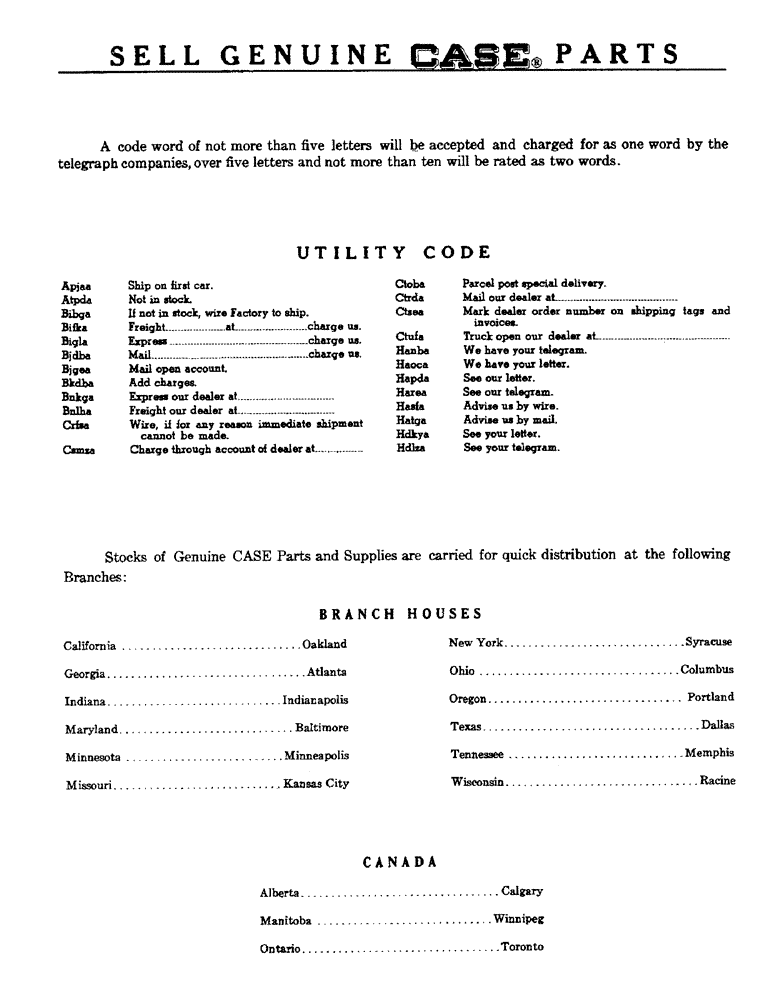 Схема запчастей Case W9 - (002) - UTILITY CODE (00) - PICTORIAL INDEX