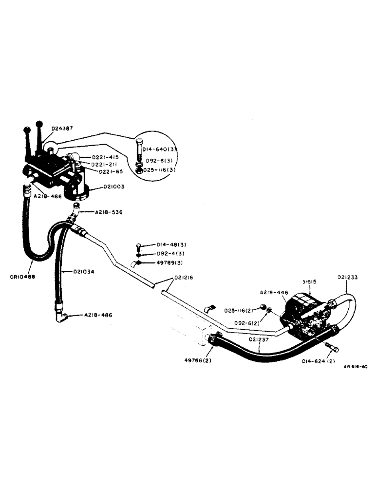 Схема запчастей Case UTILITY - (13) - PUMP HYDRAULICS, WITH REAR MOUNTED FILTER 