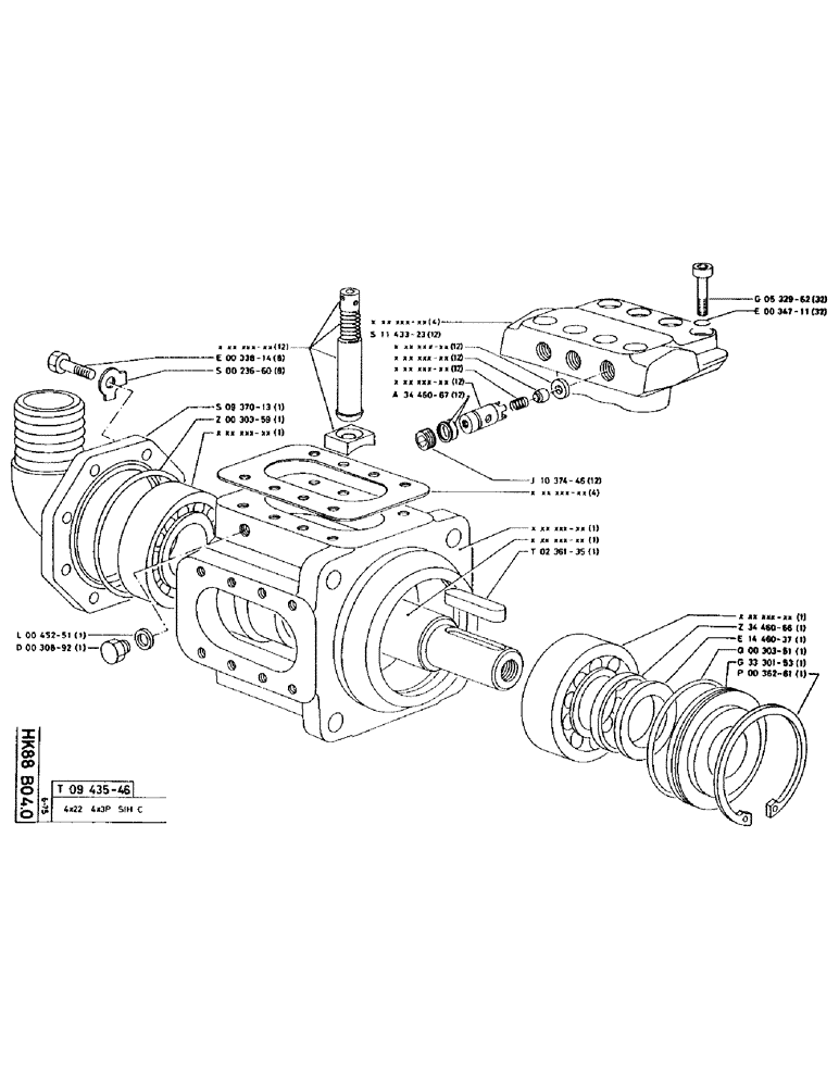 Схема запчастей Case 90CL - (103) - No Description Provided (07) - HYDRAULIC SYSTEM