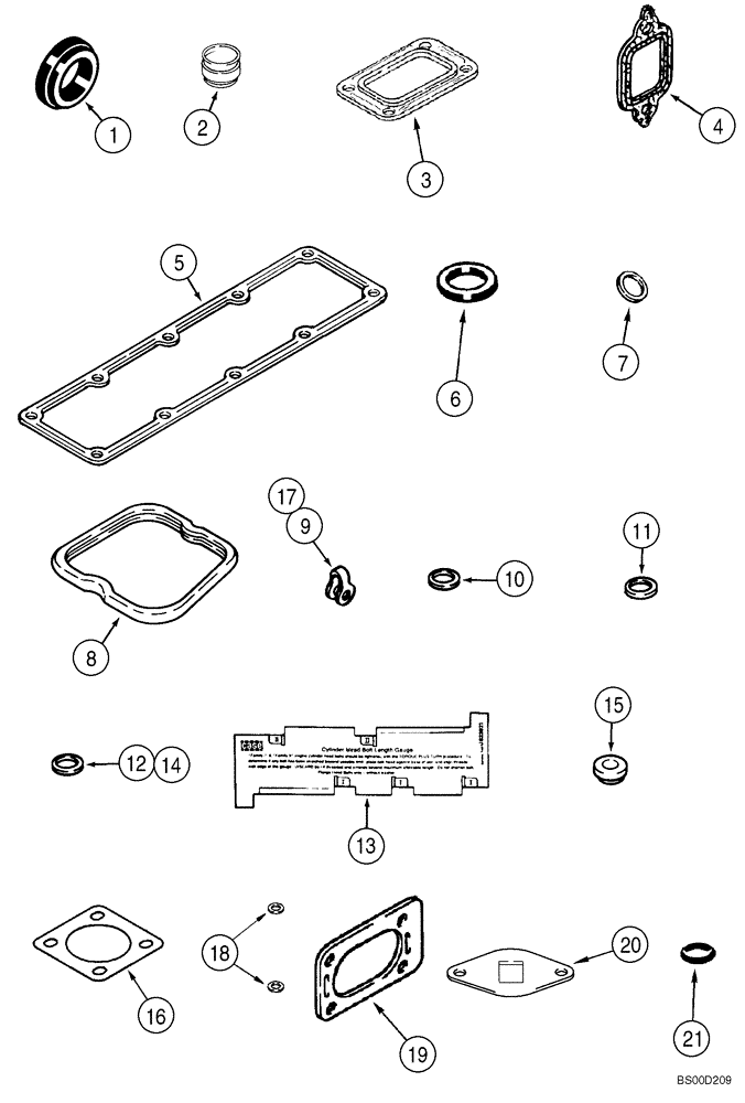 Схема запчастей Case 1840 - (02-38) - GASKET KIT - VALVE GRIND, 4-390 EMISSIONS CERTIFIED ENGINE ( INJECTION PUMP J935679) (02) - ENGINE