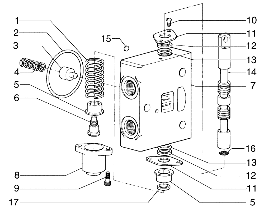 Схема запчастей Case 885B AWD - (08-66[01]) - VALVE, ARTICULATION (08) - HYDRAULICS