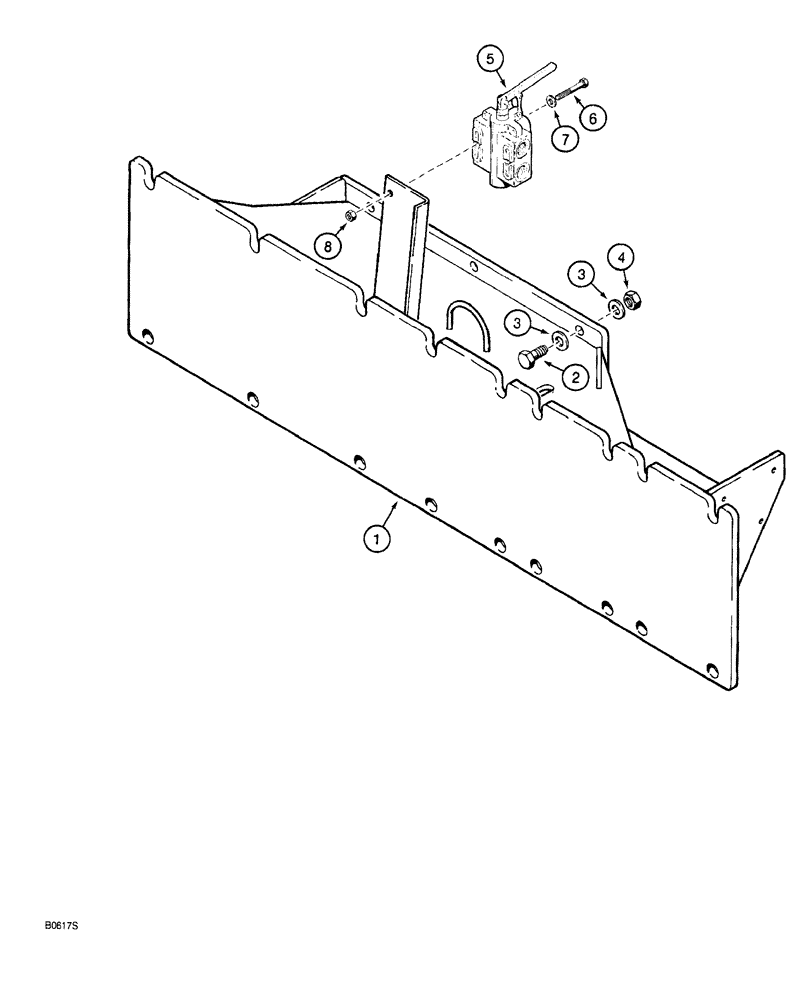 Схема запчастей Case 760 - (09-054) - QUAD FRAME AND MOUNTING (89) - TOOLS
