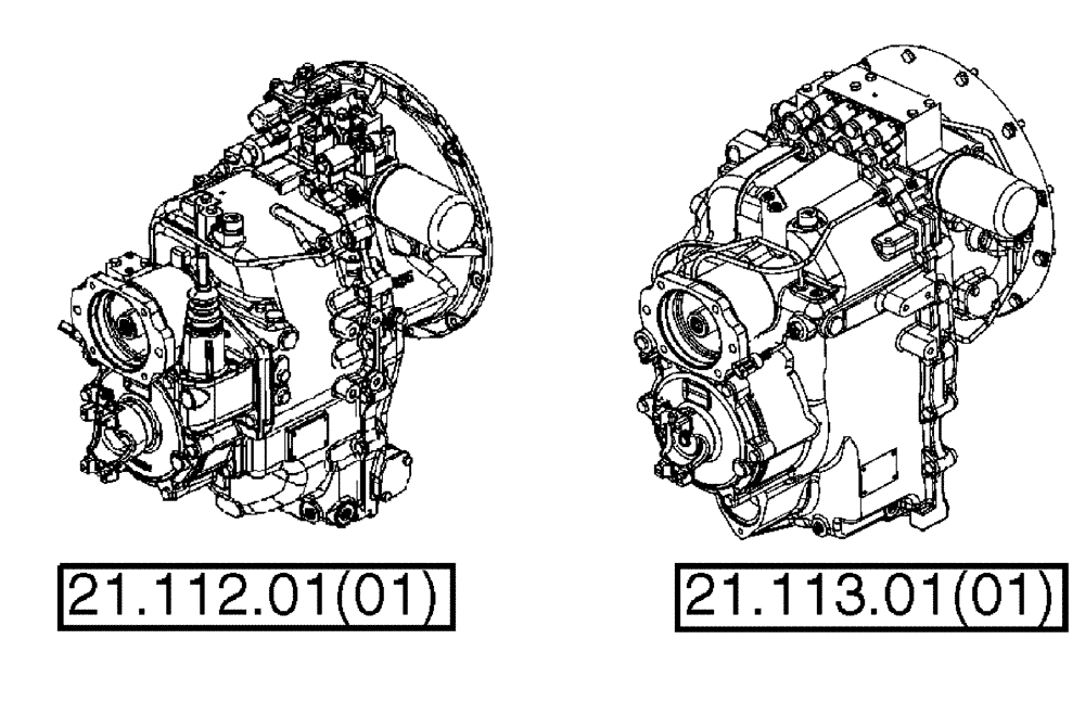 Схема запчастей Case 580SN - (00.000.21) - PICTORIAL INDEX - TRANSMISSION (00) - GENERAL & PICTORIAL INDEX
