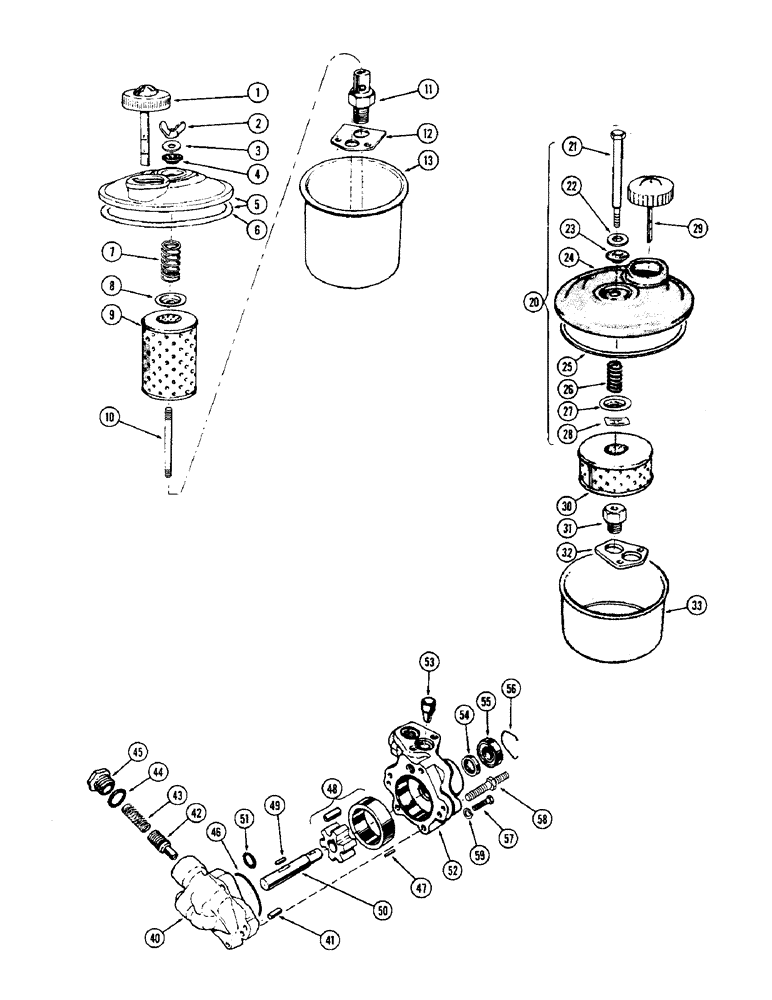Схема запчастей Case W10 - (136) - POWER STEERING OIL RESERVOIR, LATE MODELS (05) - STEERING