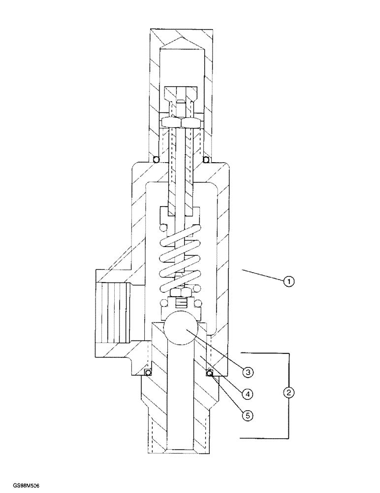 Схема запчастей Case BPG335 - (9-20) - RELIEF VALVE ASSEMBLY 