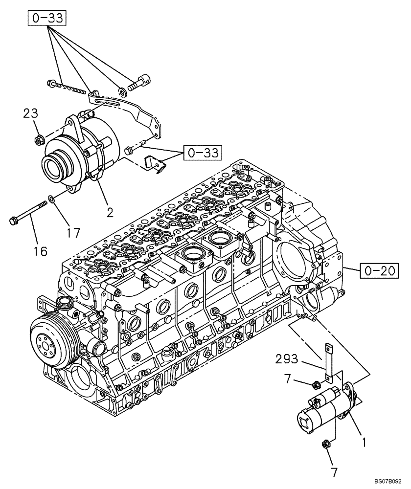 Схема запчастей Case CX460 - (04-01) - ELECTRICAL ACCESSORIES - ENGINE (04) - ELECTRICAL SYSTEMS