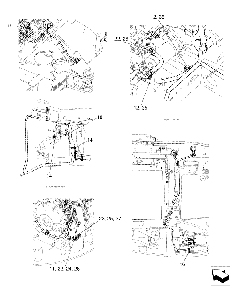 Схема запчастей Case CX50B - (01-077[02]) - ELEC ASSY, UPP (55) - ELECTRICAL SYSTEMS