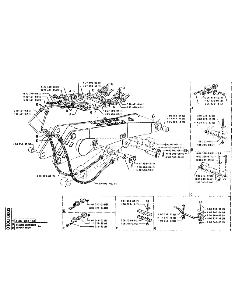 Схема запчастей Case 160CK - (279) - LOADER BOOM (09) - BOOMS