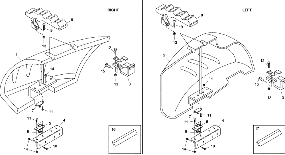 Схема запчастей Case 335 - (59A01000535[001]) - ENGINE HOOD - RH AND LH COVER INSTALLATION (87371376) (10) - Cab/Cowlings