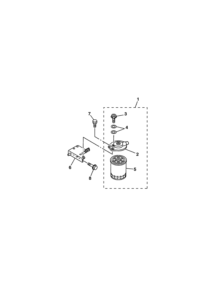 Схема запчастей Case CX350 - (03-015-00[01]) - FUEL FILTER - SUPPORT (04) - ELECTRICAL SYSTEMS