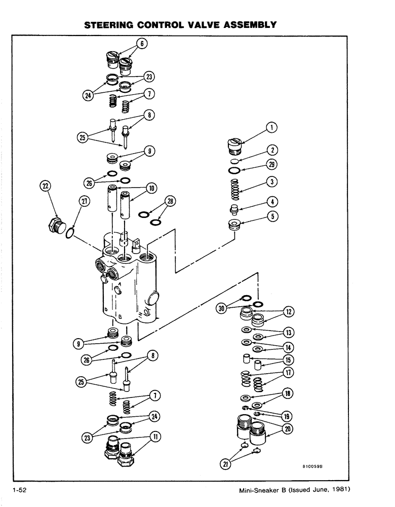 Схема запчастей Case CASE - (1-52) - STEERING CONTROL VALVE ASSEMBLY (05) - STEERING