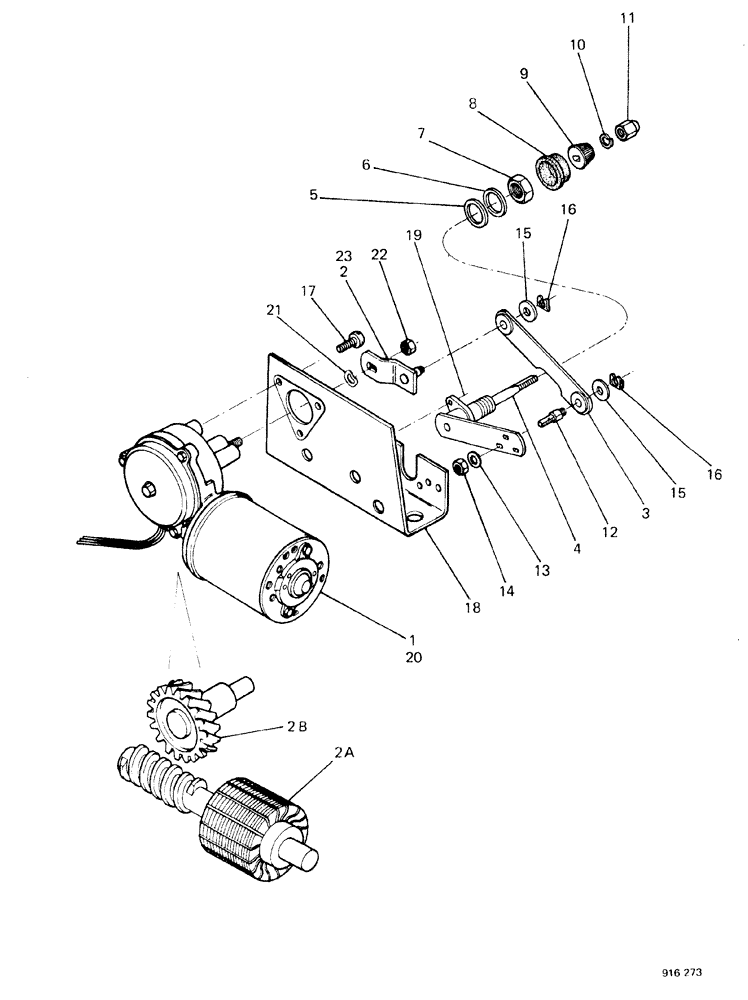 Схема запчастей Case 580F - (354) - WINDSHIELD WIPER MOTORS (55) - ELECTRICAL SYSTEMS
