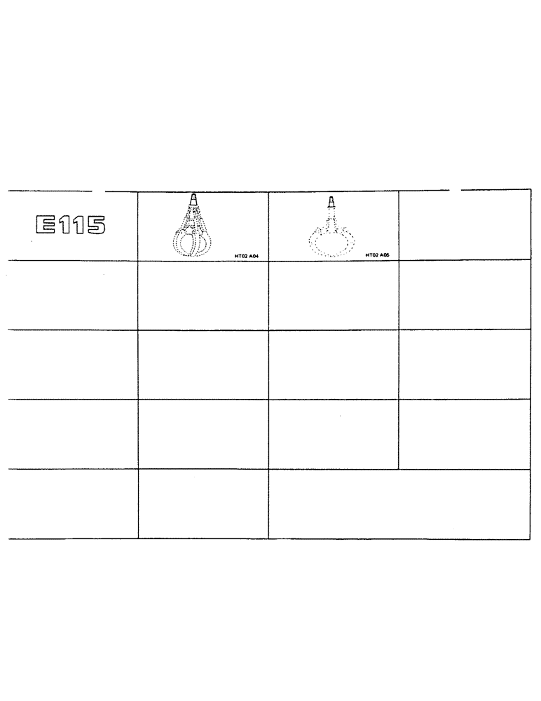 Схема запчастей Case 115CL - (0-28) - E115 