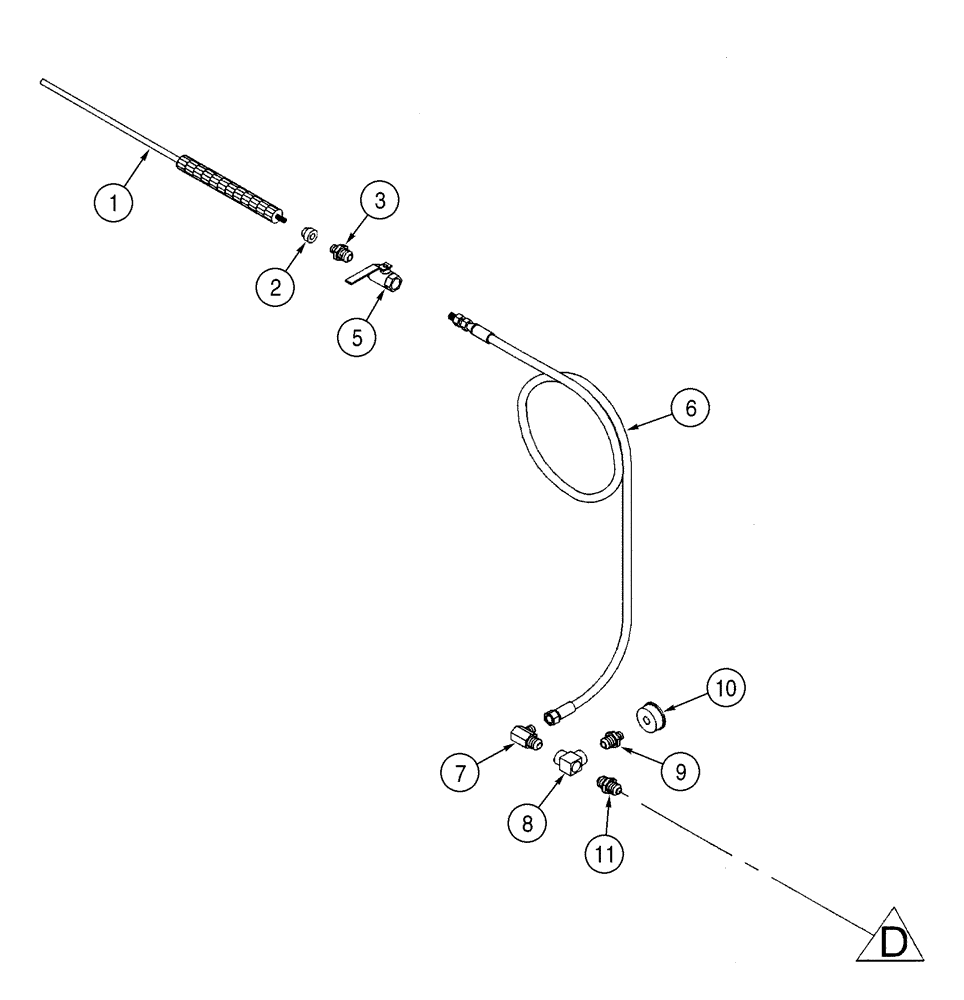 Схема запчастей Case BPGHP335 - (09-25) - BPDHP335 WAND, PRESSURE 