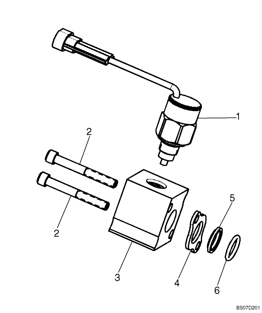 Схема запчастей Case 410 - (08-26) - CONTROL VALVE - SPOOL END GROUP (Nov 3 2009 7:47:00.4219 AM) (08) - HYDRAULICS