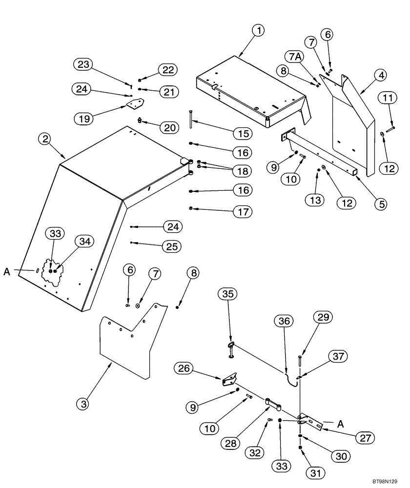 Схема запчастей Case 921C - (09-22) - FENDERS, REAR - TUV (Dec 14 2009 12:40PM) (09) - CHASSIS